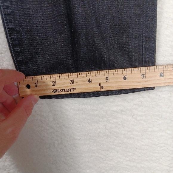 Levi’s 501 Jeans Mens 32x32 Black Denim Button Fly Straight Leg Regular Fit - Picture 13 of 14